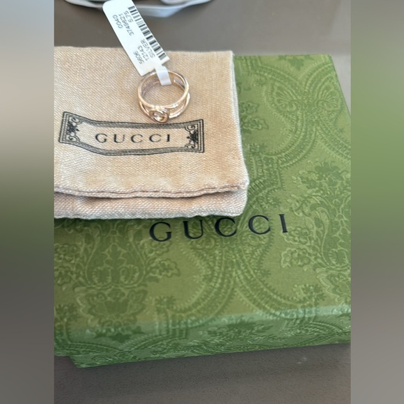 Gucci silver interlocking G wide open band - Picture 3 of 9